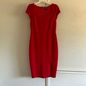 Express red bodycon dress in small